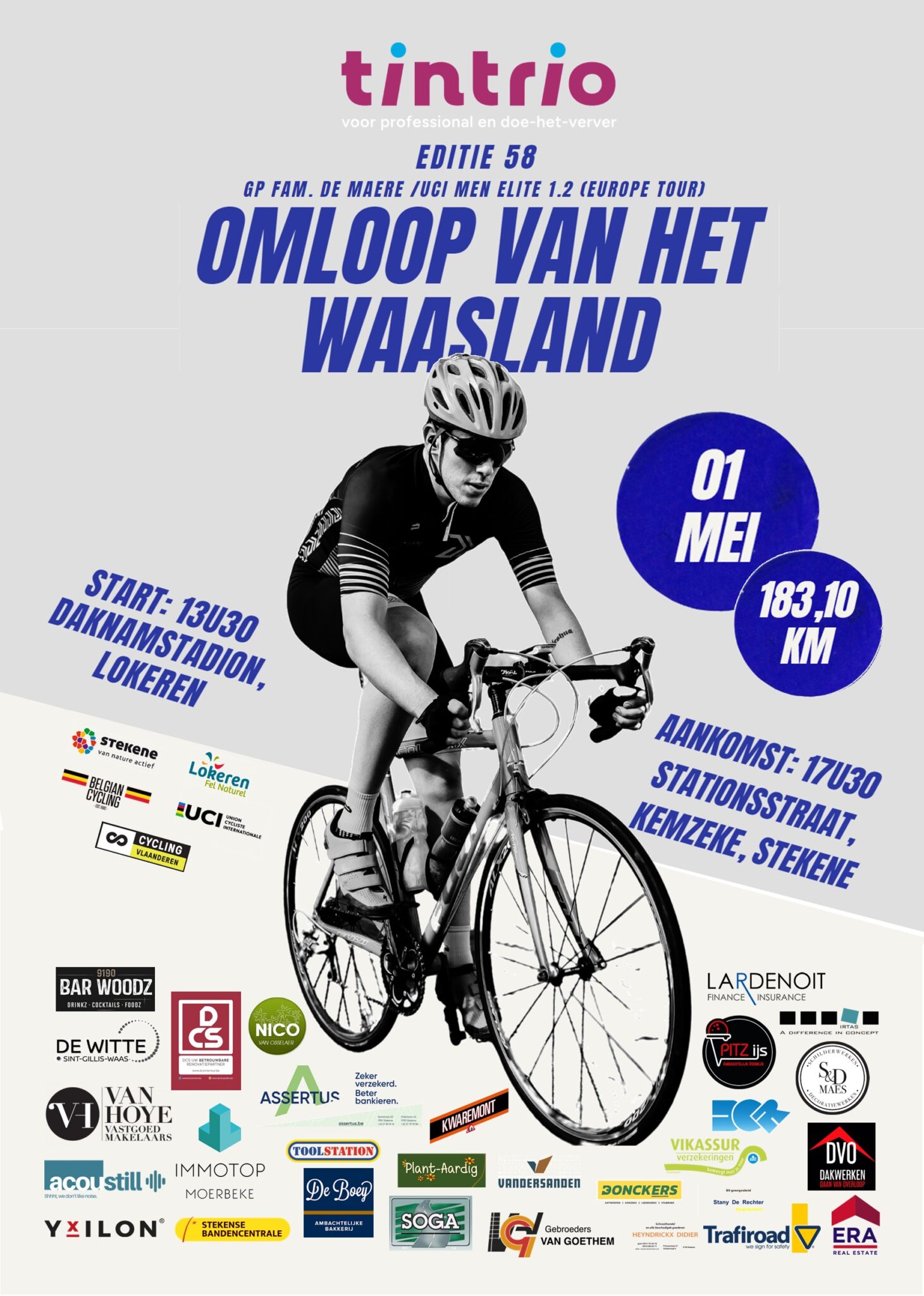 Tintrio Omloop van het Waasland Stekene Koerst